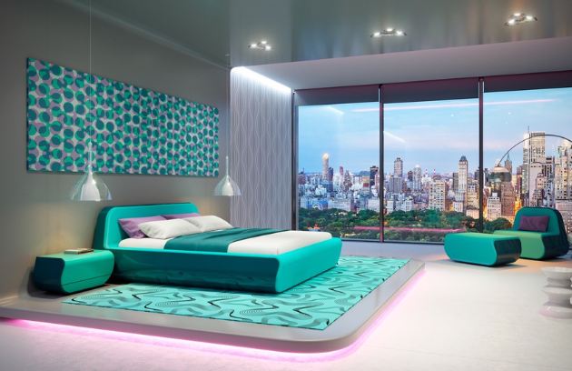10 Ide Desain Kamar Tidur dan Palet Warna Untuk Kamar Modern