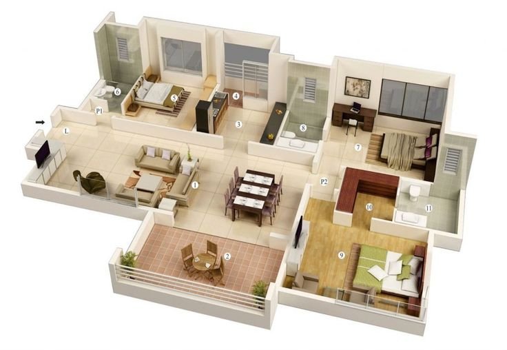 Denah Rumah 3 Kamar Tidur, Ide Desain yang Inovatif